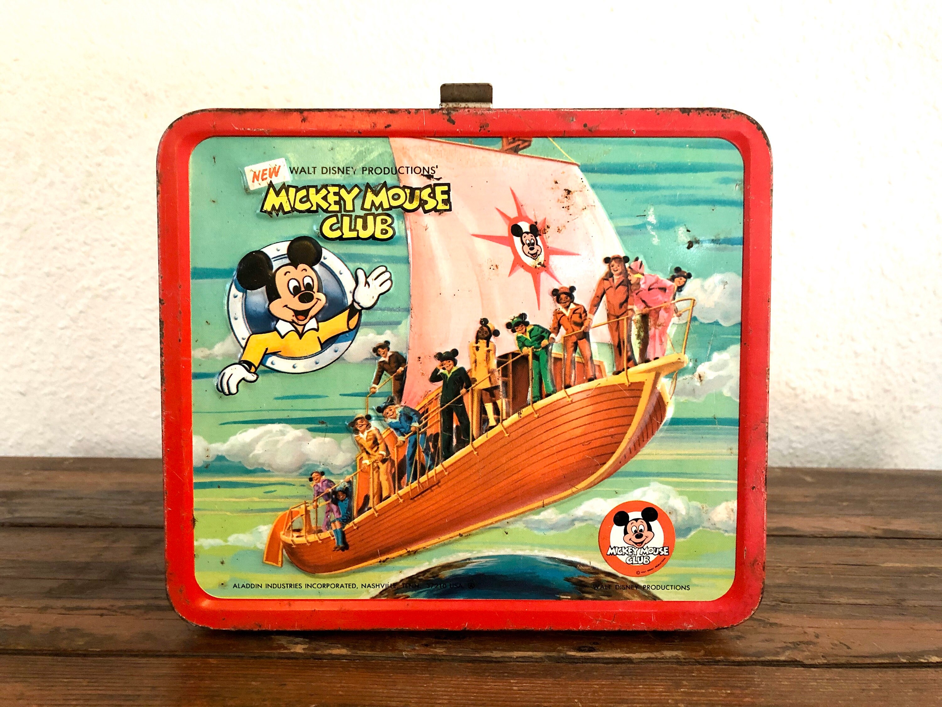 vintage mickey mouse club lunch box