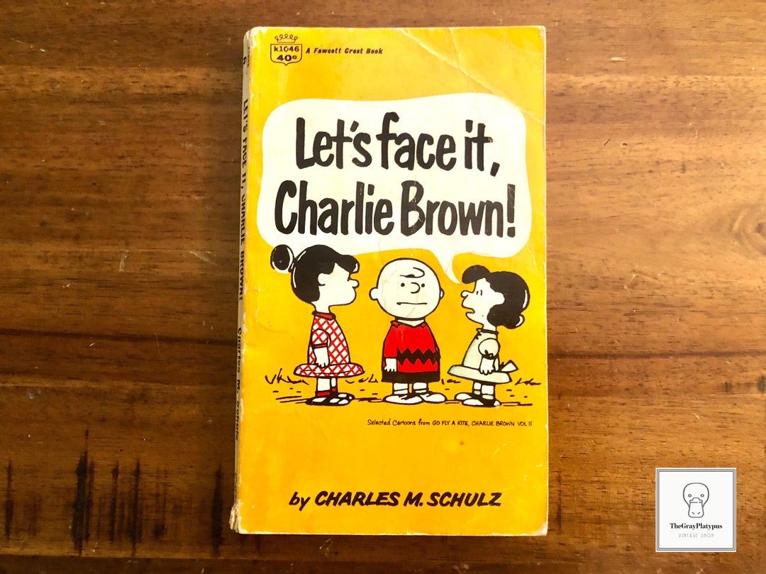 1967 Let's Face It Charlie Brown by Charles Schulz - Etsy