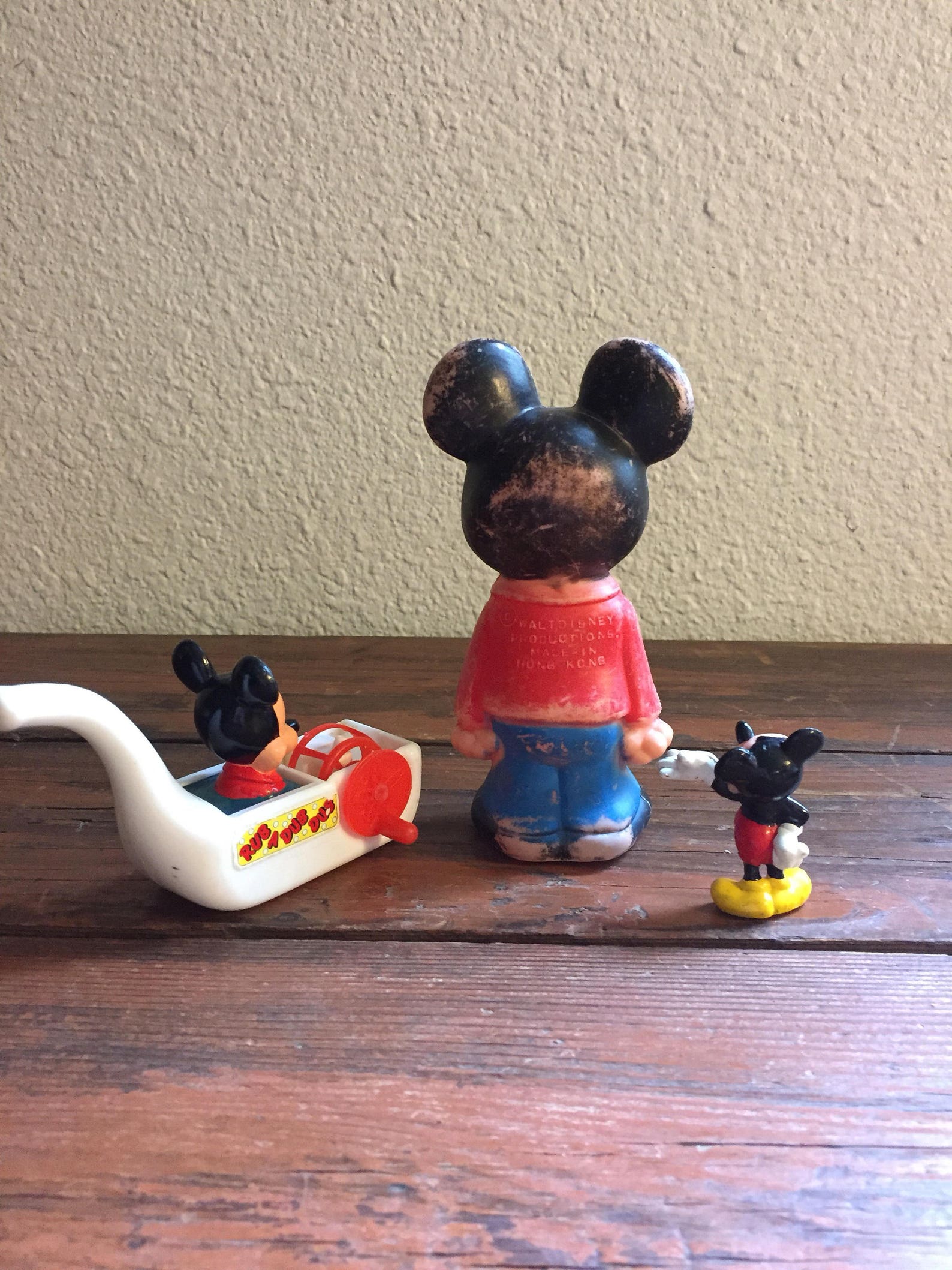 Lot of Vintage Mickey Mouse Toys / Disney / Tootsie Toy Bubble Etsy