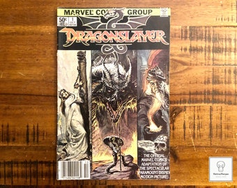 Vintage Marvel Comics Group Oct 1981 Stan Lee Dragonslayer Vol 1 No 1