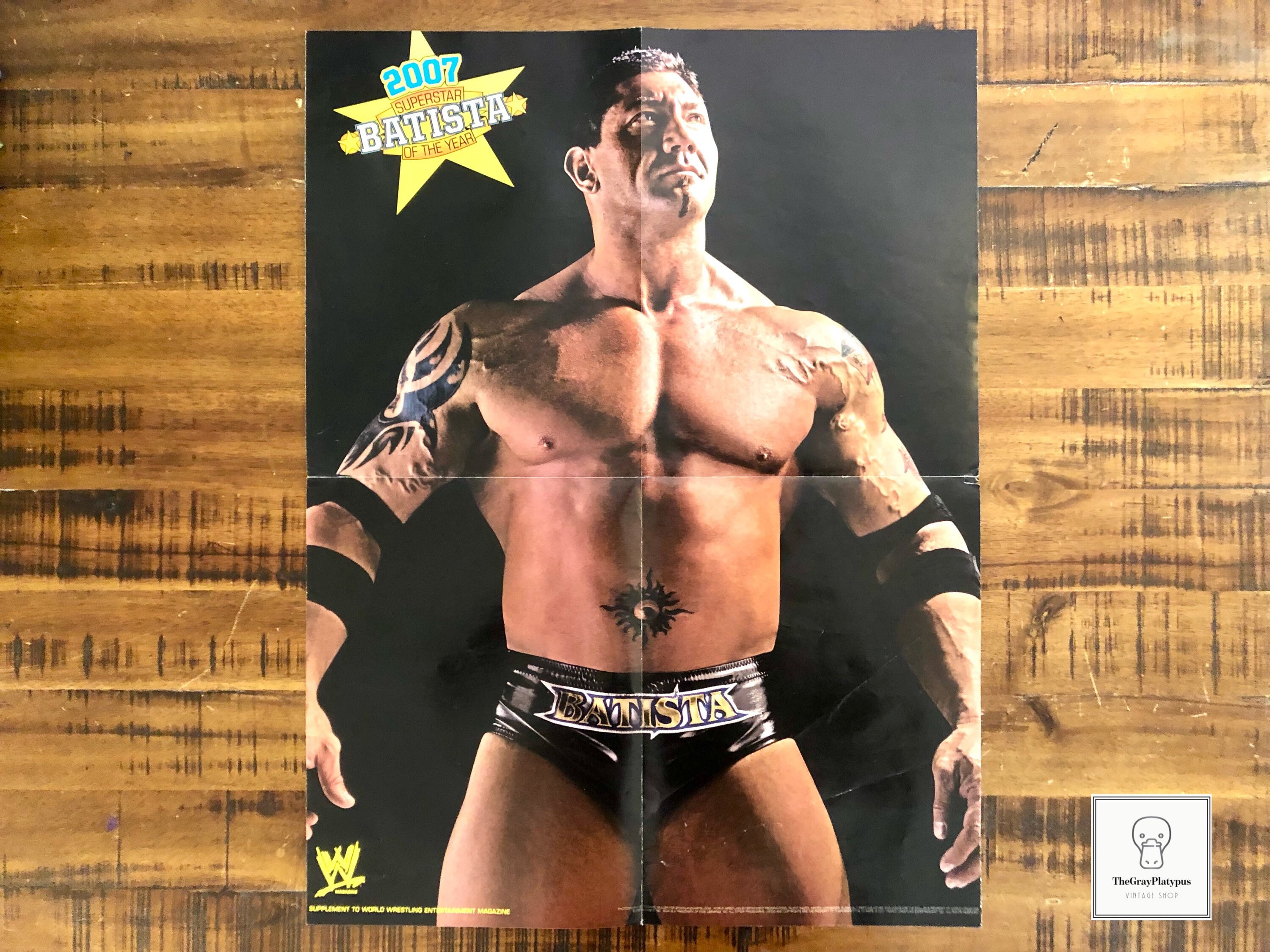 Batista Poster / Wrestling / WWF / Vintage / Etsy España