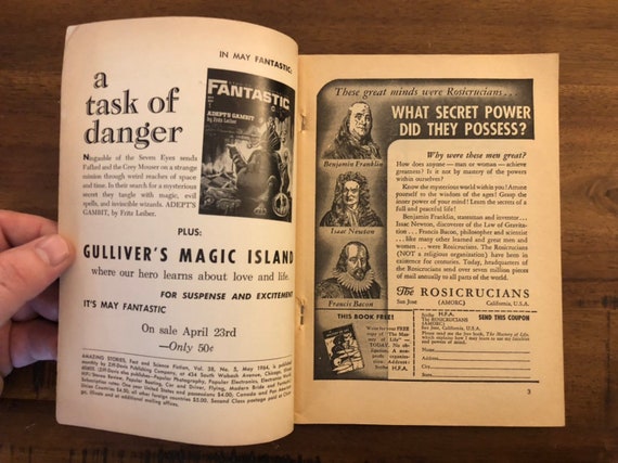1964 Amazing Stories May Vol 38 5 1926 Pulp Magazine Fn Vg Bova Science Fiction Sc Sci Fi Space Aliens Gift Fantasy - 