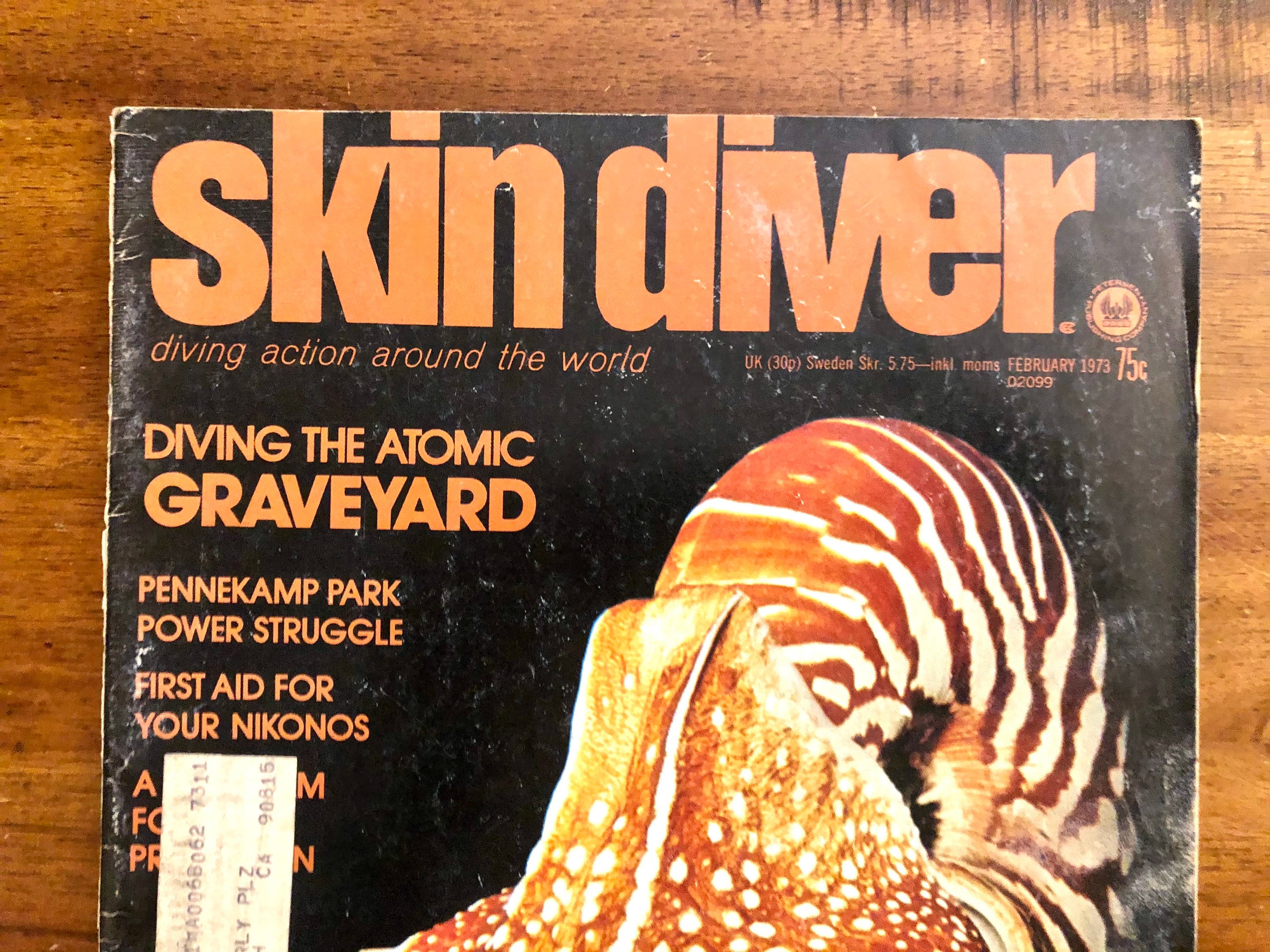 1973 Skin Diver Magazine February Vol. 22 2 / Vintage / Etsy