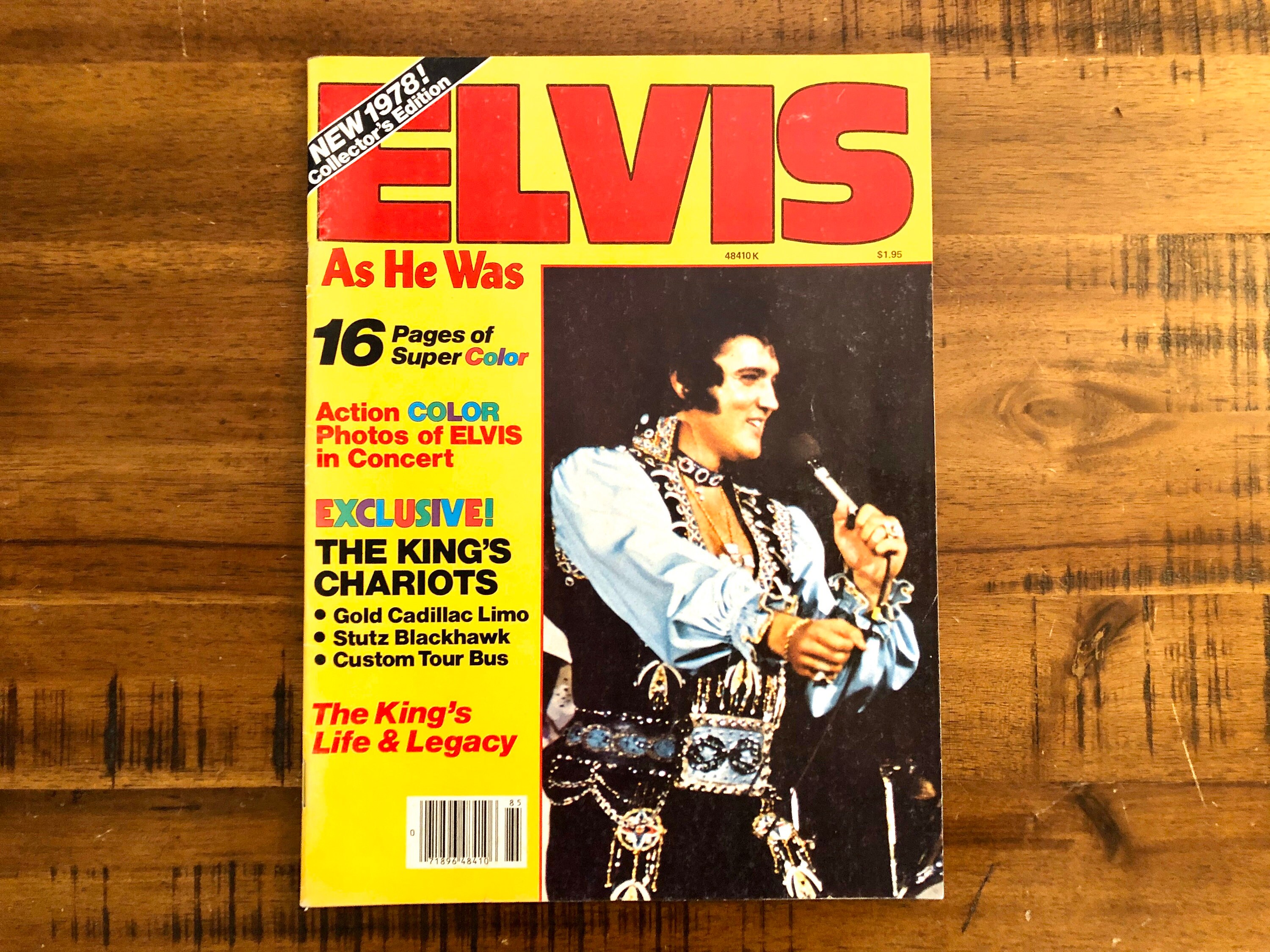 Vintage Elvis As He Was Magazine / 1978 / Retro / King / Etsy