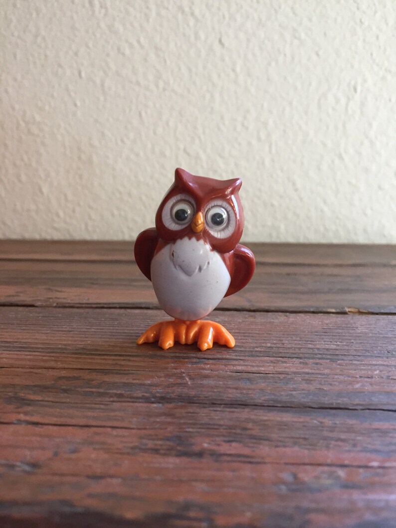 Tomy Wind Up Owl / Plastic Wind Up Toy Etsy