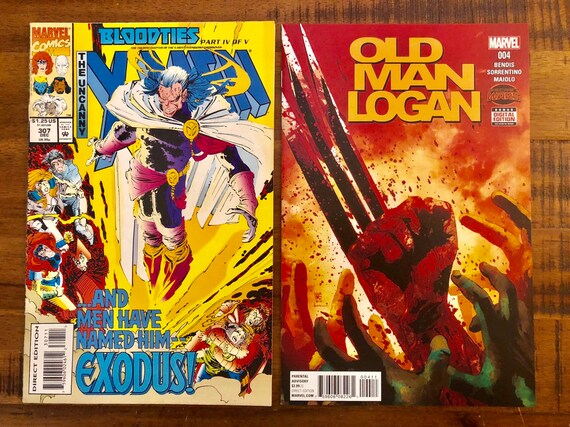 Lot Of 2 X Men Comics 1993 X Men 307 And Old Man Logan 4a Etsy Lot Of 2 X Men Comics 1993 X Men 307 And Old Man Logan 4a Etsy
