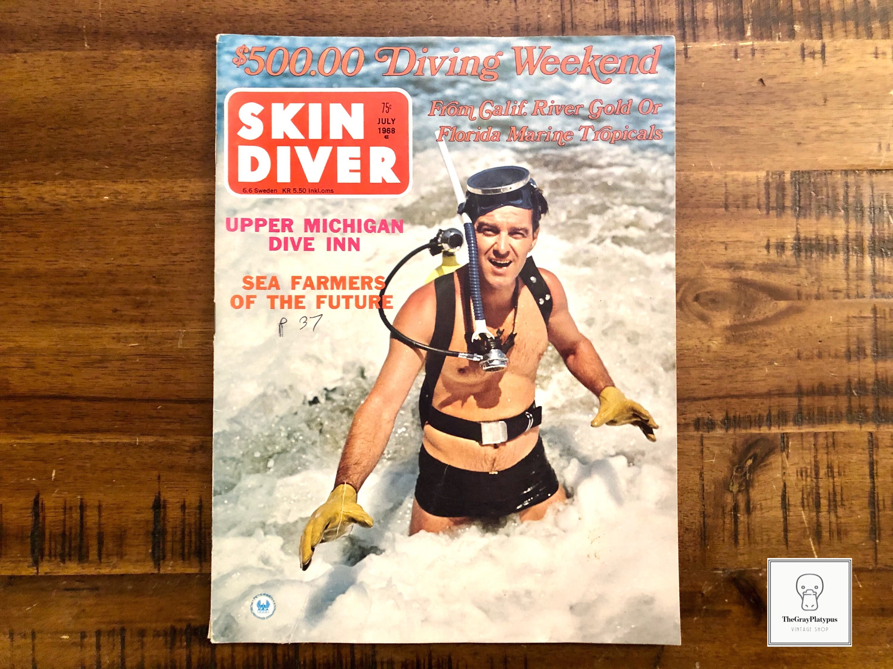 Rare 1968 Skin Diver Magazine July Vol. 17 7 / Vintage / Etsy