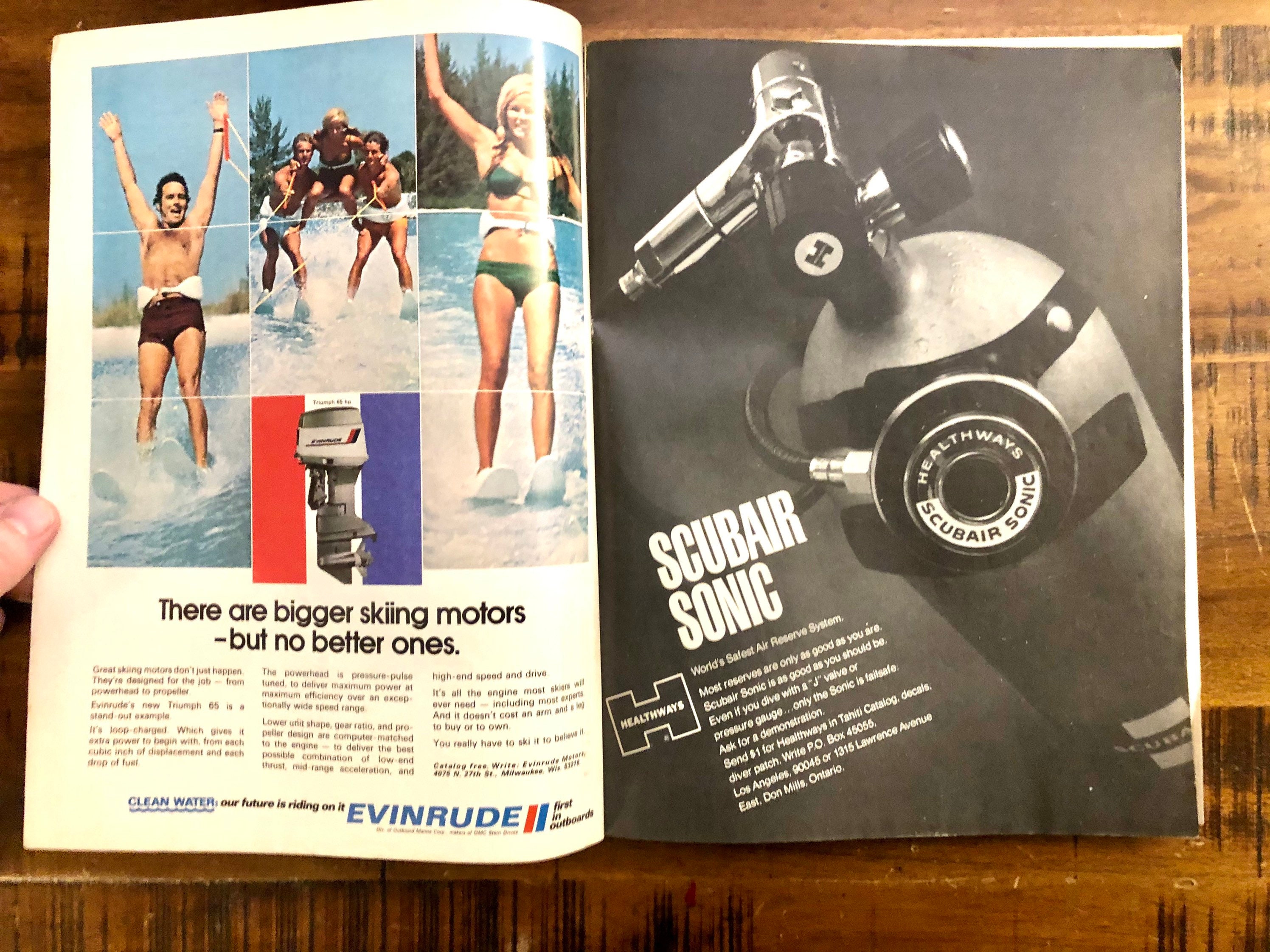 1972 Skin Diver Magazine April Vol. 21 4 / Vintage / Retro / Etsy
