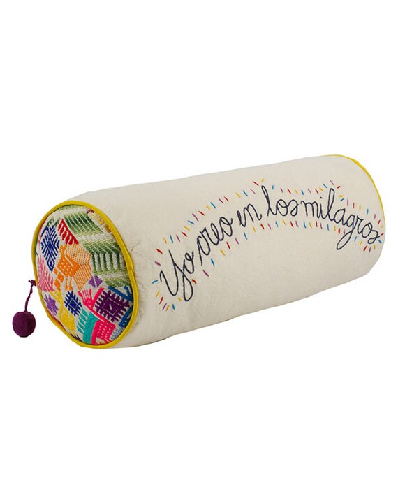 Funda de Almohada Tubular Yo creo en los milagros Etsy Espana
