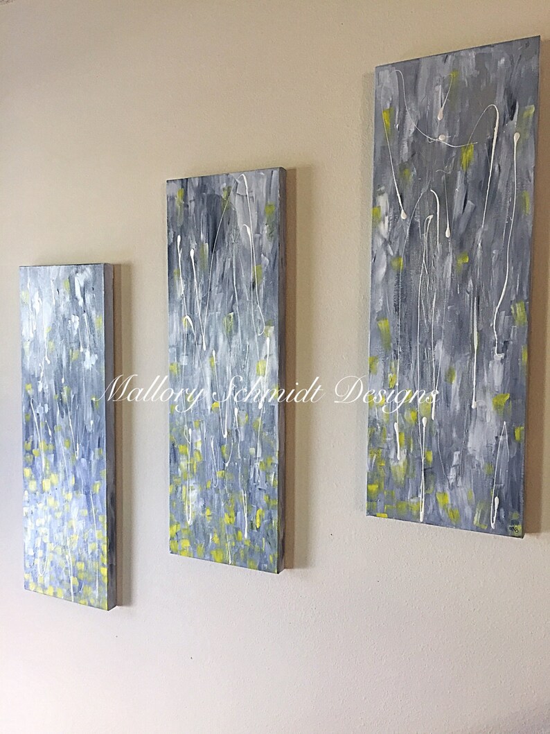 Large Abstract Painting Home Decor Acrylic Painting Canvas Art Etsy