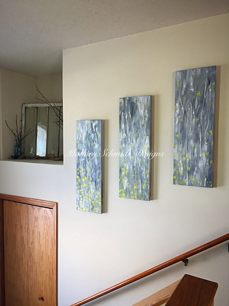 Large Abstract Painting Home Decor Acrylic Painting Canvas Art Etsy