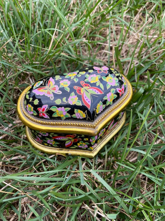 Sankyo Butterfly Trinket Music Box