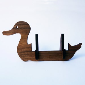 Duck business card holder for desk great handmade office gift, business card stand, desk accessories image 3