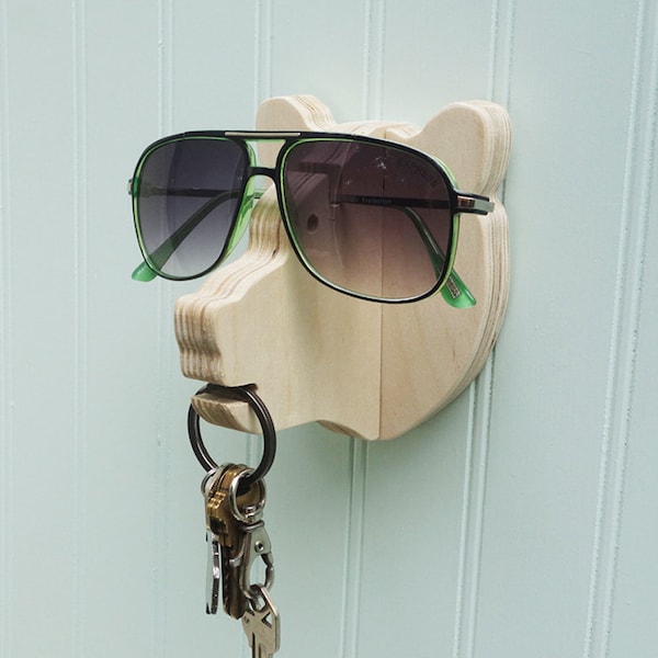 Key and Sunglasses Holder Etsy