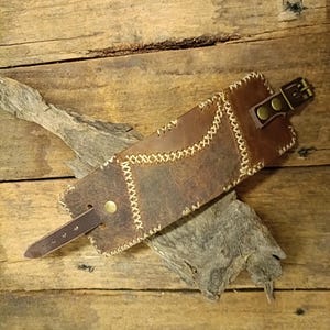 Leather wasteland cuff