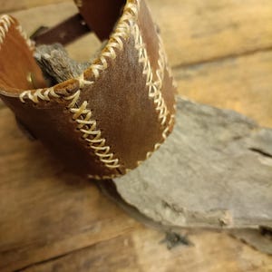 Leather wasteland cuff