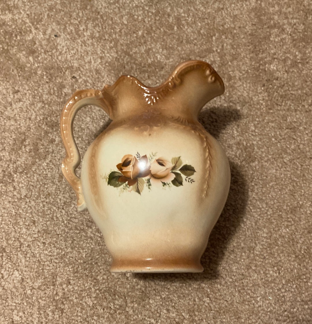 Vintage Ceramic Arnels Pitcher and Basin in Excellent Vintage Etsy