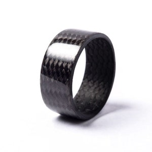 Carbon fiber Ring high Gloss image 1