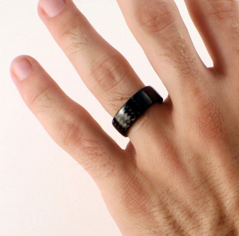 Carbon fiber Ring high Gloss image 3