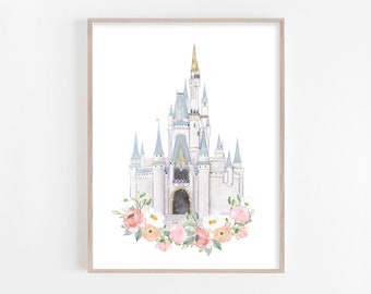 PRINTED Princess Castle Art Print