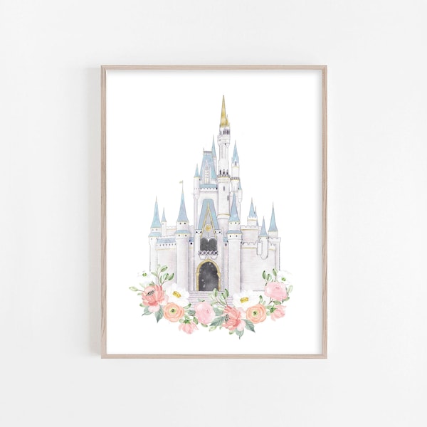 PRINTED Princess Castle Art Print