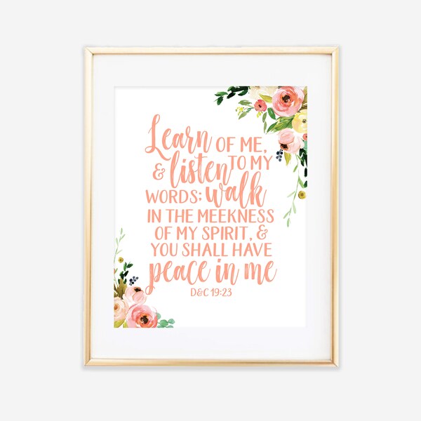 LDS Mutual Theme 2018, Young Women Theme 2018, Printable Art