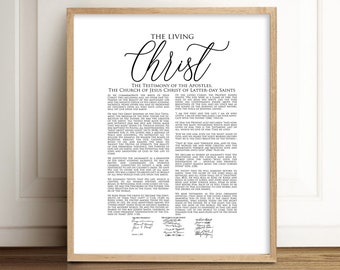 LDS Modern Living Christ Digital Printable LDS Art