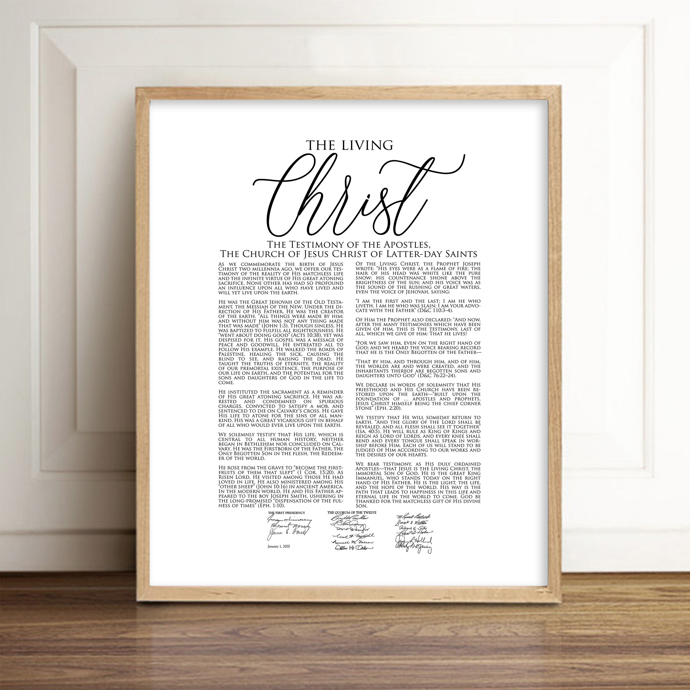 LDS Modern Living Christ Digital Printable LDS Art - Etsy