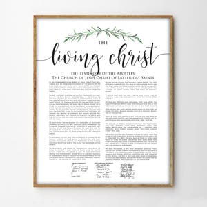 The Living Christ Print, Modern LDS Print, Living Christ Printable Art image 1