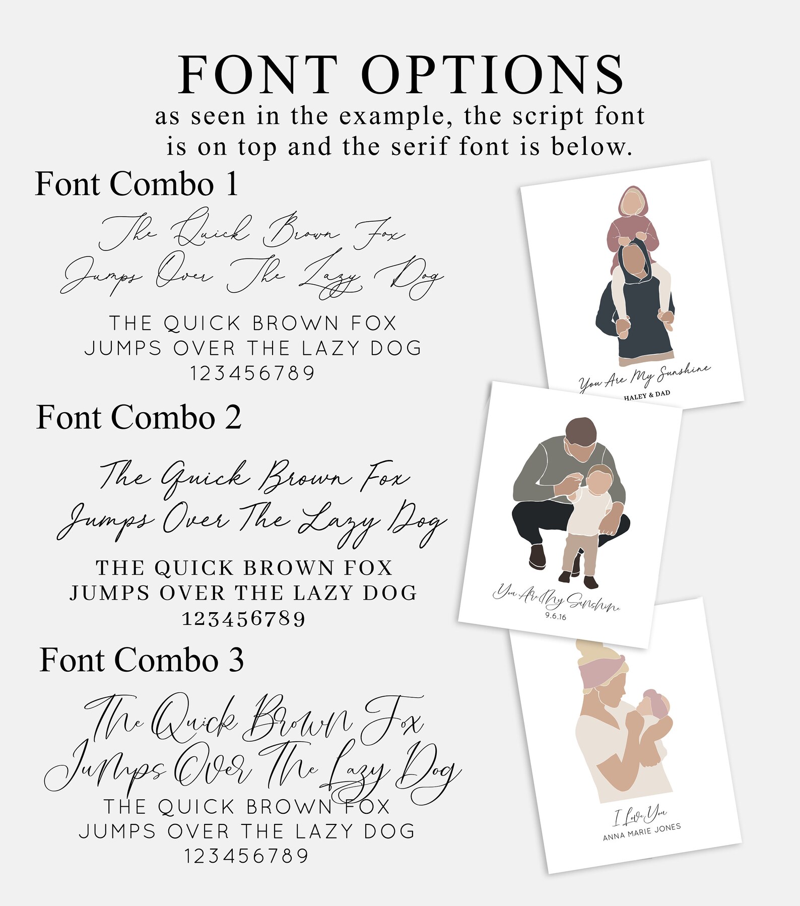 Custom Mother or Father Print PRINTED AND SHIPPED Parent - Etsy