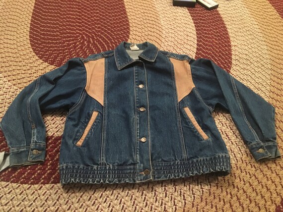 weathered blues denim jacket