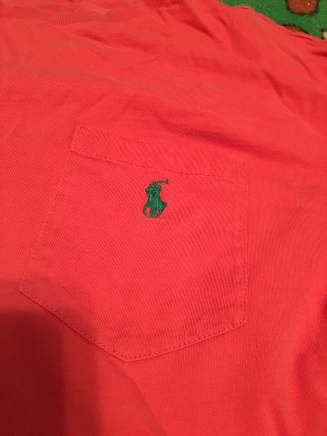 90s Polo by Ralph Lauren vintage pocket tee logo pink rare | Etsy