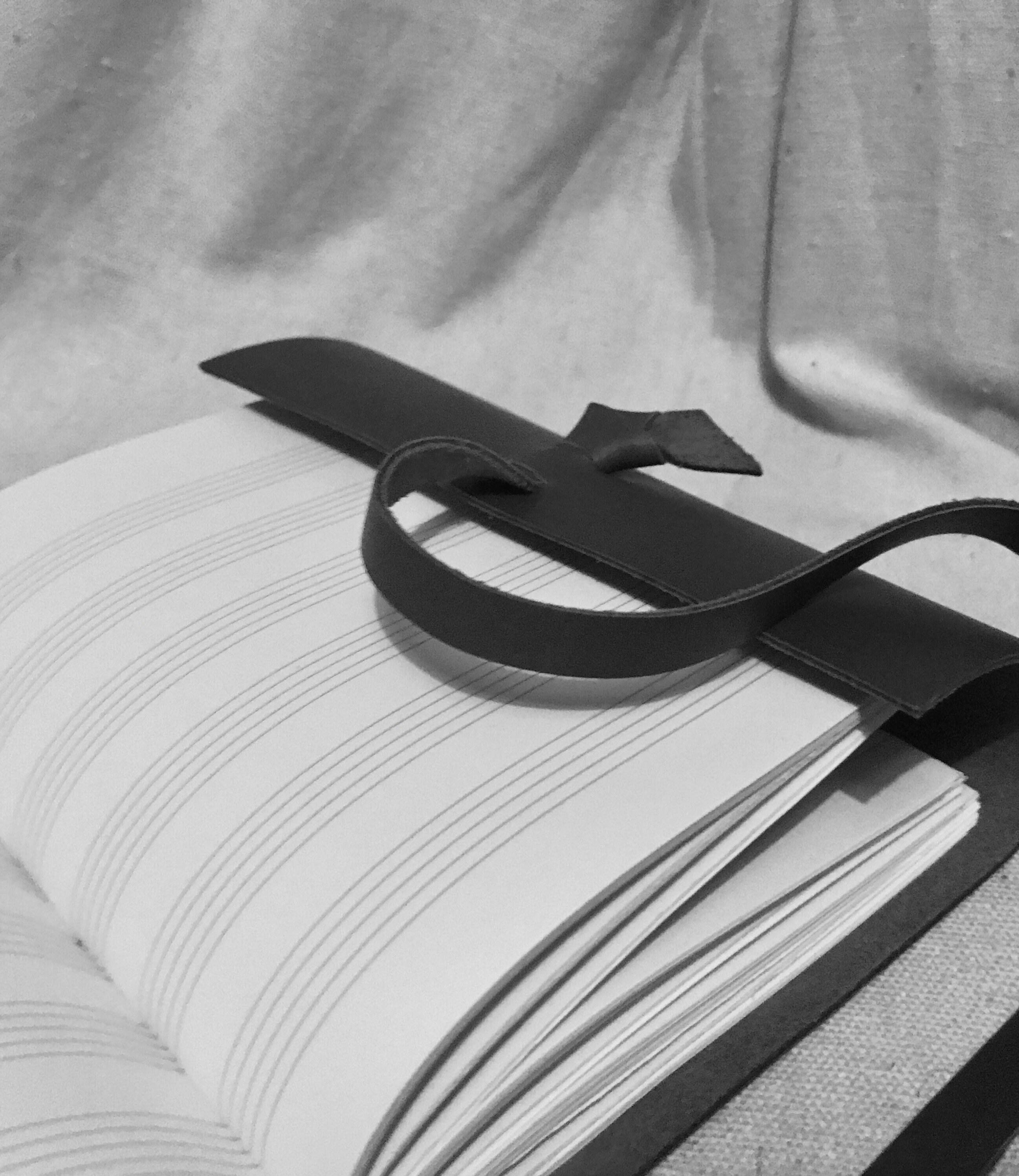 Composers Music Book Heirloom Leather Music Manuscript Book Staff Paper