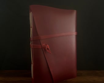 The Studio Journal in Antique Red - 8.5 x 12 inches - A4 paper