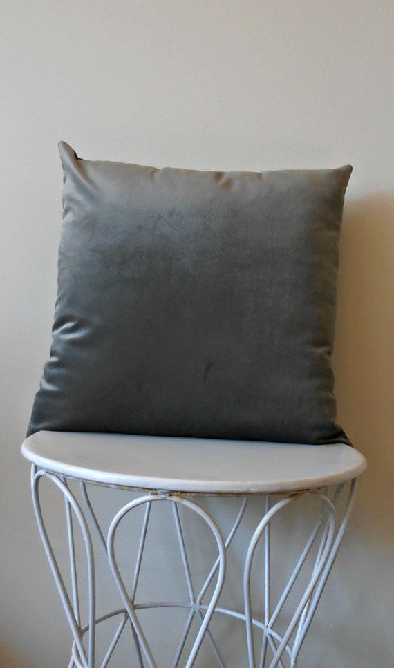 Pillow Cover sage velvet cushion green Sage Velvet Pillow Cover sage green