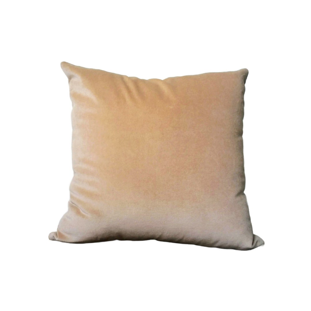 Biscuit Velvet Pillow Cover Neutral Cushion Sandy Beige Decor Pillow Throw Pillow Velvet Lumbar Cushion Luxe Velvet Lumbar Pillow Etsy UK