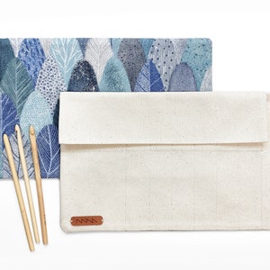 Etui na szydełko. Etui na wymienne igły. Organizer na imię. Spersonalizowany uchwyt na narzędzia. Prezent dla dziewiarki.