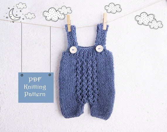 newborn knit romper