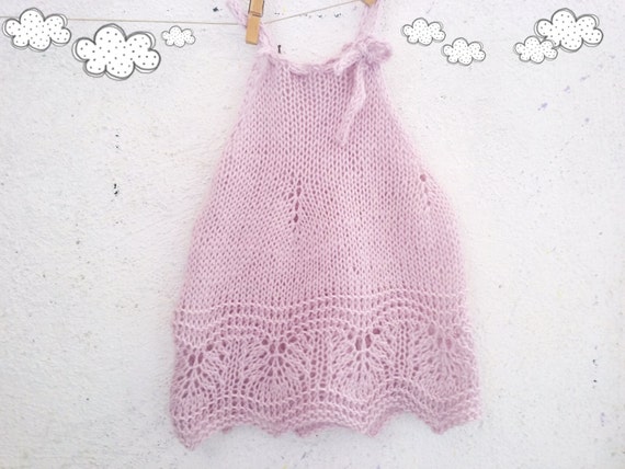 125 Pdf Knit Pattern For Baby Dress Knitting Pattern Baby Girl Knit Patterns Zucchini Island Instant Download Baby Patterns