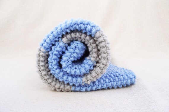 baby boy knitted blanket