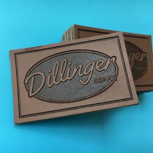 1000 Custom leather labels, sewing labels, embossed leather tags, custom leather patches, pu leather labels, custom leather tags