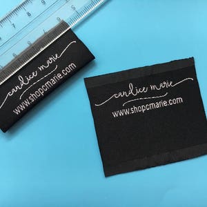 300 Clothing labels custom, custom woven labels, fabric labels, clothing woven labels, custom shirt labels, designer labels