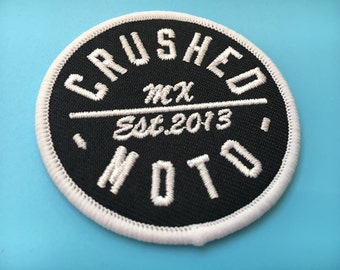 100 Cloth embroidered badges, badge embroidery, 4 inch patches, custom patches for leather jackets, embroidered sew on patches clothing