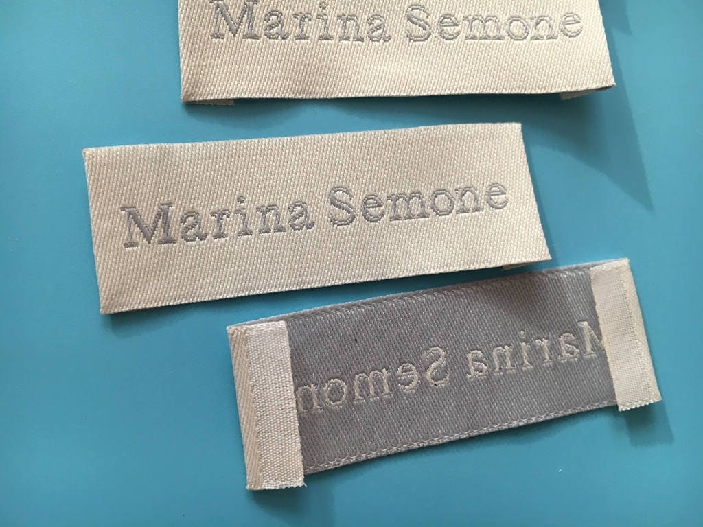 Custom Craft Labels 1000 Woven Label, Clothes Label Custom, Personalized Fabric Label ...