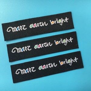 300 Woven labels, custom design, end folded labels, woven name labels, custom labels, fabric labels, sewing labels