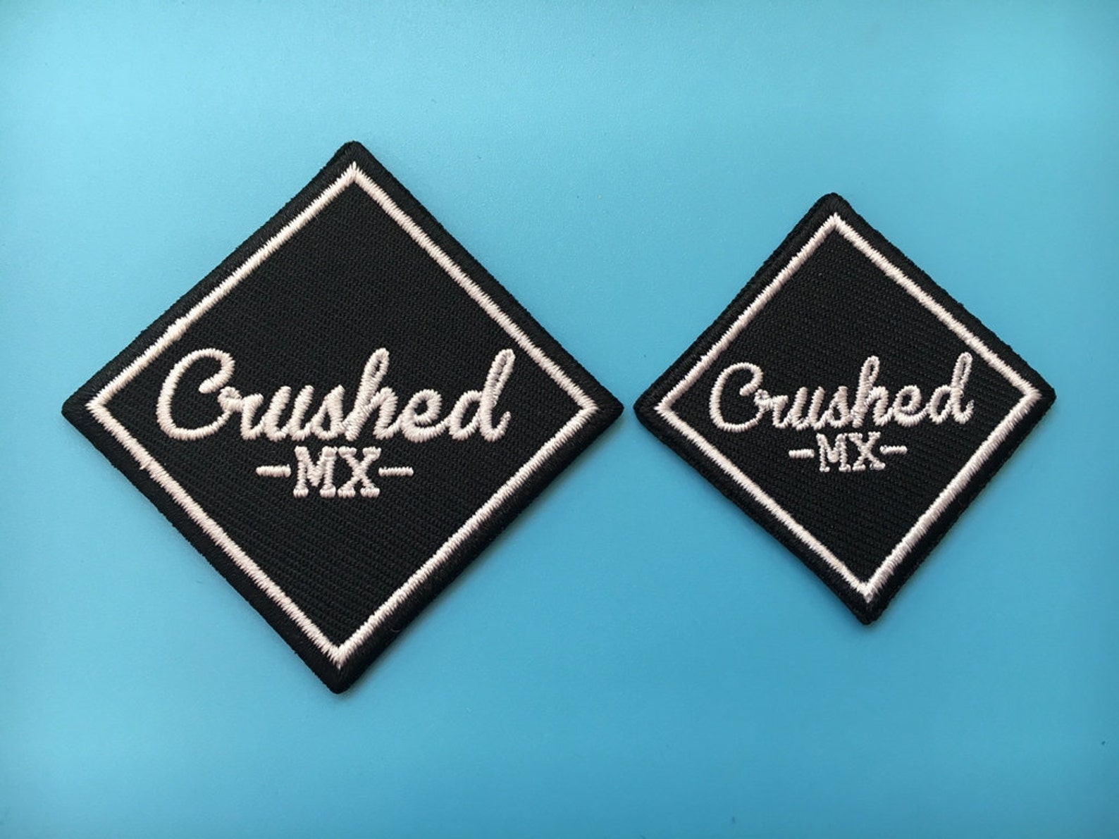 100 Custom Logo Embroidered Patch Embroidery Custom Patches Etsy