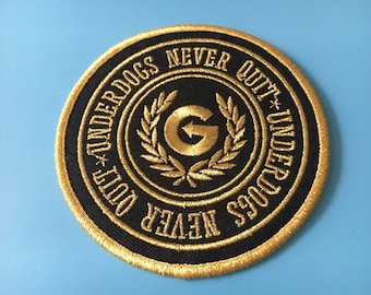 100 remendo bordado com logotipo da empresa, emblemas bordados, remendo de vestuário, remendos personalizados para jaquetas letterman, bordado costurado em remendo