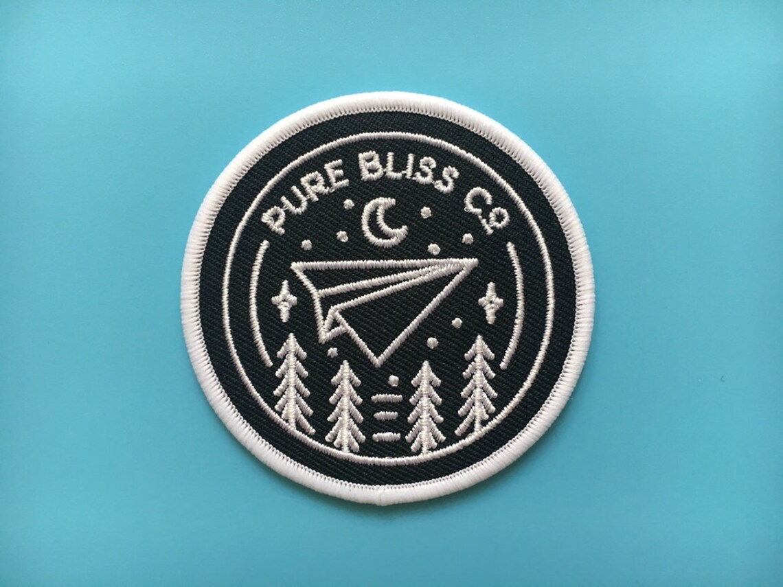 100 Embroidered Cloth Badges Patch Embroidery Custom Battle Etsy