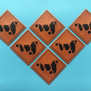 300 Custom pu leather labels, pu leather patches,faux labels leather, faux tags leather, sewing leather labels, custom leather tags