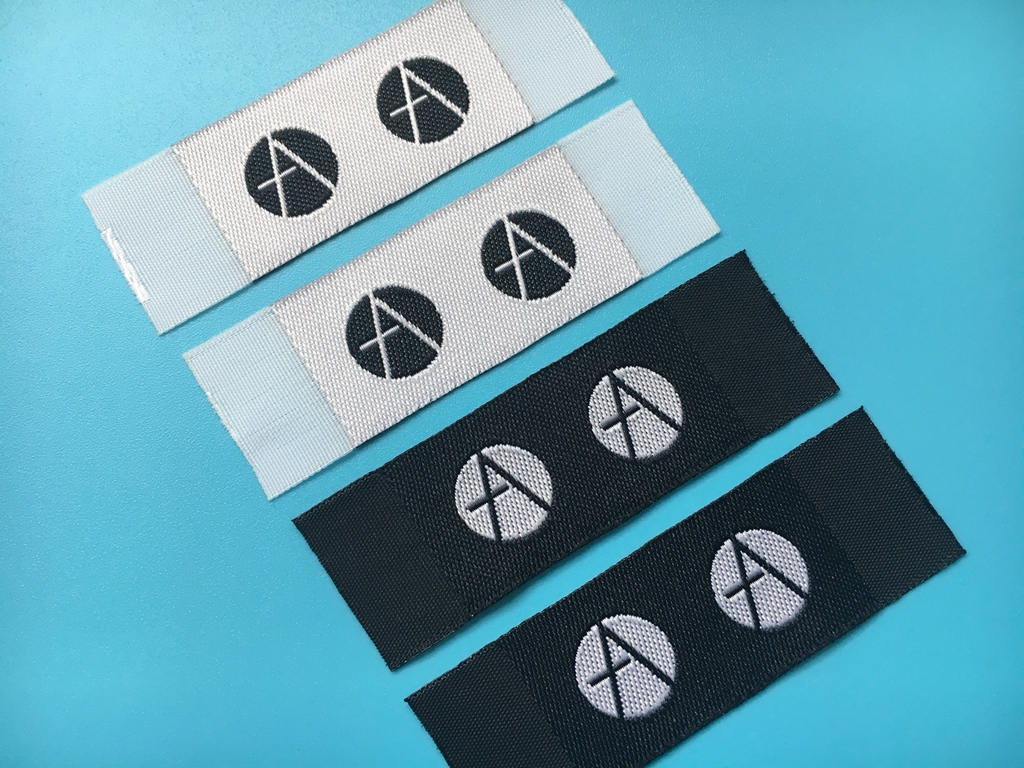 300 custom clothing labels custom woven fabric label damask | Etsy
